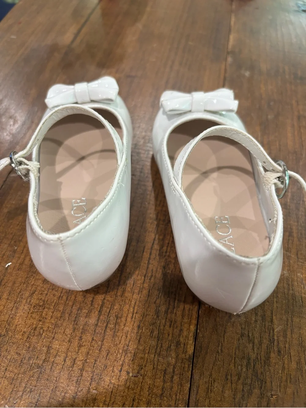The Children's Place White Patent Mary Jane with Bow